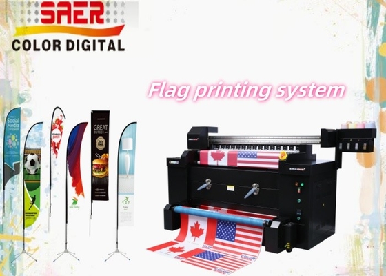 Fabbrica vendita diretta Tinta Sublimazione bandiera macchina di stampa con alta risoluzione