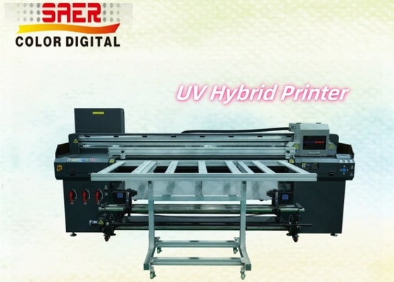 Stampa UV ibrida a piano e rotolo a rotolo con alta risoluzione