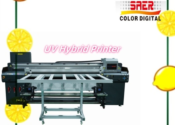 Stampa digitale multicolore, tracciato da rotolare a rotolare e stampante a getto d'inchiostro UV a piano
