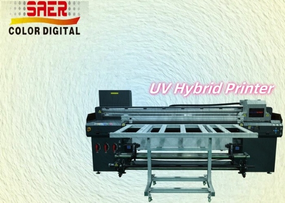 Stampa digitale multicolore, tracciato da rotolare a rotolare e stampante a getto d'inchiostro UV a piano