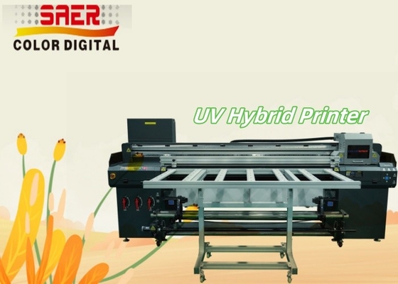 Prezzo di fabbrica della stampante digitale ibrida UV a piatto e a rotoli stampante UV