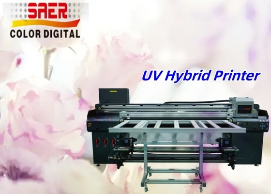 Prezzo di fabbrica della stampante digitale ibrida UV a piatto e a rotoli stampante UV