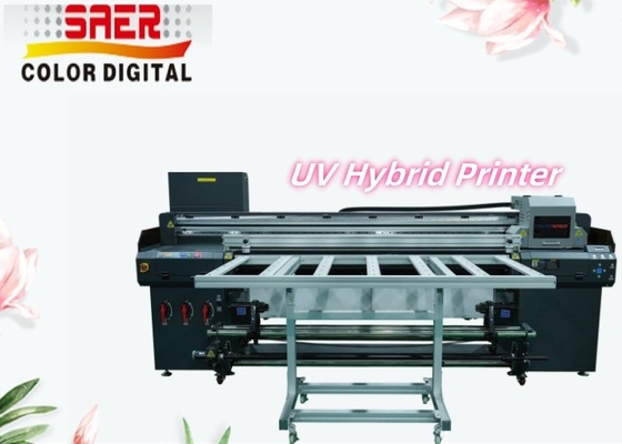 Flatbed e Roll to Roll Stampa UV su carta da parati in pelle Film su tela Borad ad alta risoluzione