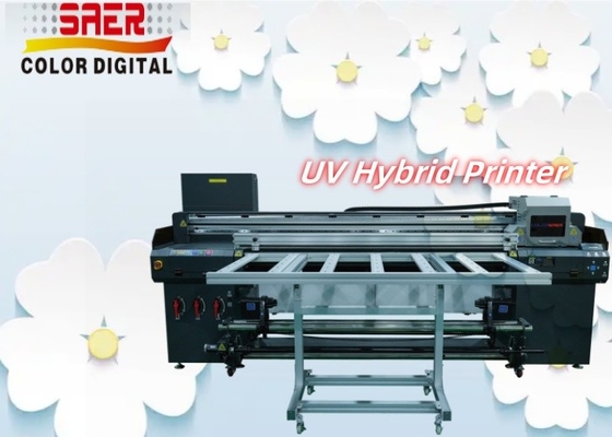 Stampa digitale automatica UV a rullo e a piattaforma ibrida