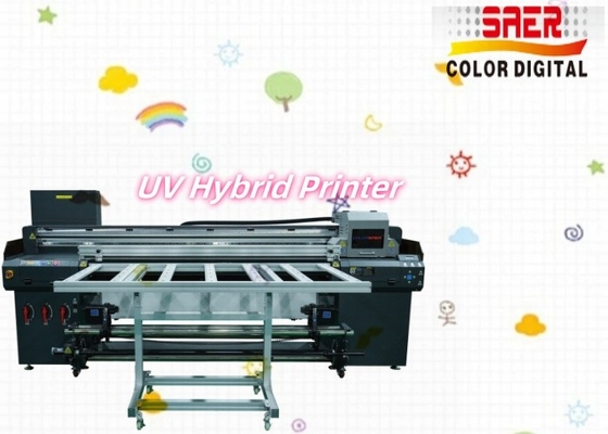 Stampa digitale automatica UV a rullo e a piattaforma ibrida