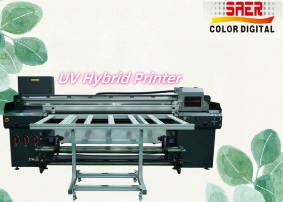 1.8M UV Hybrid Printer per vetro / carta da parati / ceramica