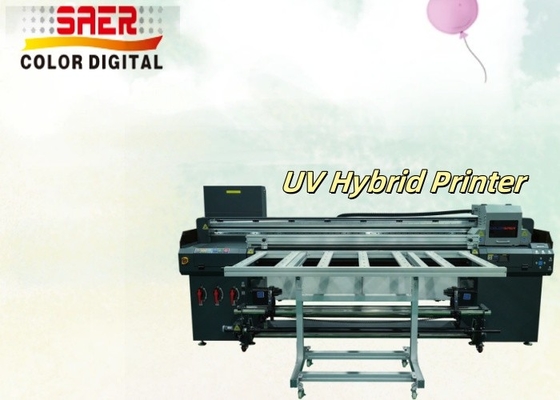1.8M UV Hybrid Printer per vetro / carta da parati / ceramica