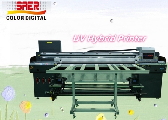 1.8m Wide Format Inkje CMYKW Wood Vinyl Roll Sticker Cartone Stampa UV ibrida