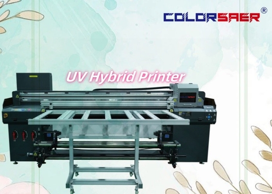 Stampa digitale plotter UV Hybrid PVC Banner Large Format Inkjet Printer