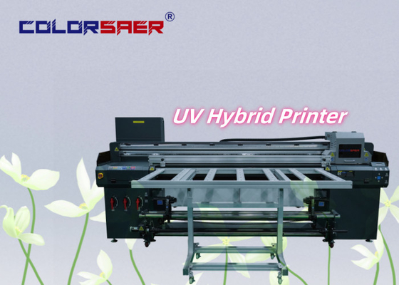 Stampa digitale plotter UV Hybrid PVC Banner Large Format Inkjet Printer