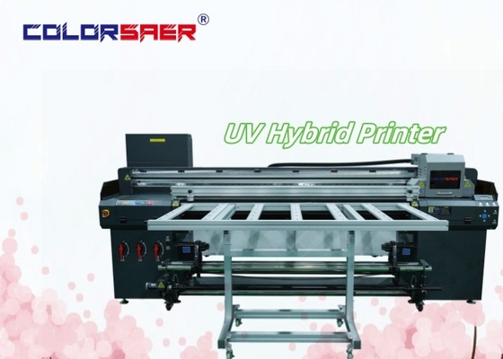 SAER UV Hybrid Digital Printing Plotter Flatbed e Roll to Roll UV Hybrid Inkjet Stampter Manufacturing