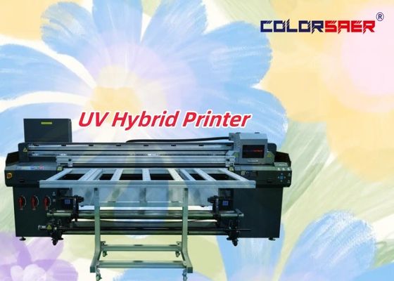 Digital 180cm nuovo design UV plotter Roll to roll e Flatbed UV Hybrid Printer