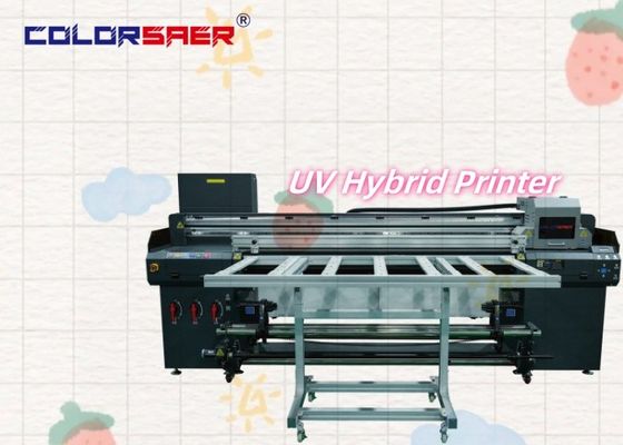 Prezzo di fabbrica 6FT UV Flatbed e Roll to Roll Hybrid Printer con nastro trasportatore per la produzione industriale continua