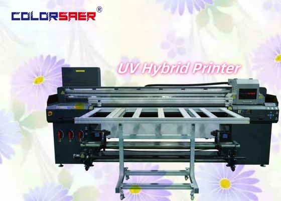 High Speed Automatic Flatbed and Roll to Roll UV hybrid plotter per la creazione di segnaletica creativa