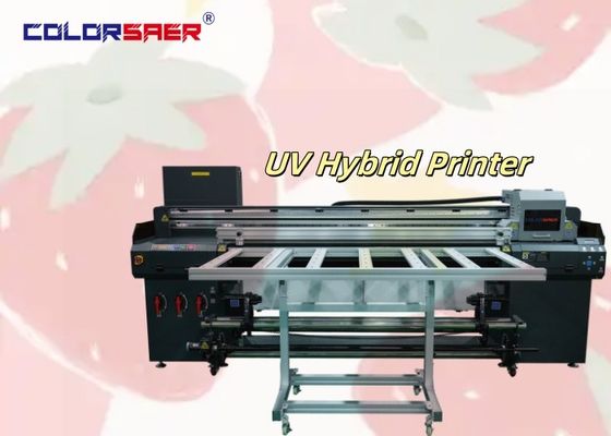 High Speed Automatic Flatbed and Roll to Roll UV hybrid plotter per la creazione di segnaletica creativa