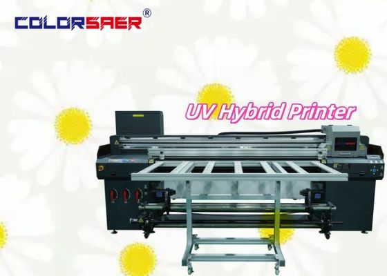 Fabbrica di forniture di stampanti ibride UV a rotoli e piattaforma UV per la stampa di pelli di vetro in legno di vinile