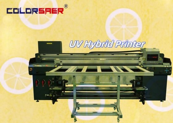 Vendita di fabbrica Imprentatrice a getto d'inchiostro UV digitale automatica a piattaforma piatta e rotolo a rotolo Imprenta ibrida UV