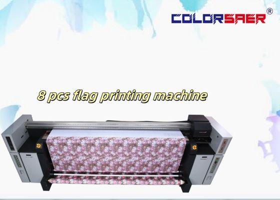 Stampa digitale a striscia di bandiera di grado automatico CMYK a getto d'inchiostro di sublimazione