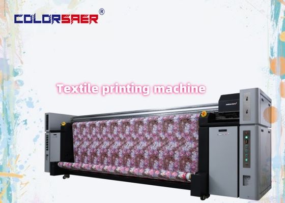 Plotter digitale per tessuti con 8 testine di stampa I3200-A1, larghezza di stampa 3,2 m, per stampa su poliestere e cotone