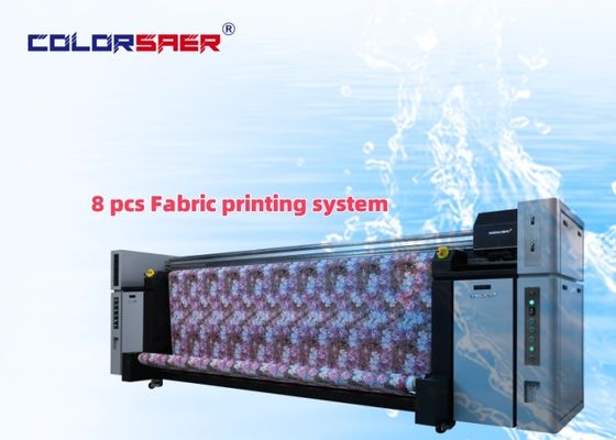 Stampante digitale per tessuti 3.2m Direct To Fabric per stampa su cotone e poliestere