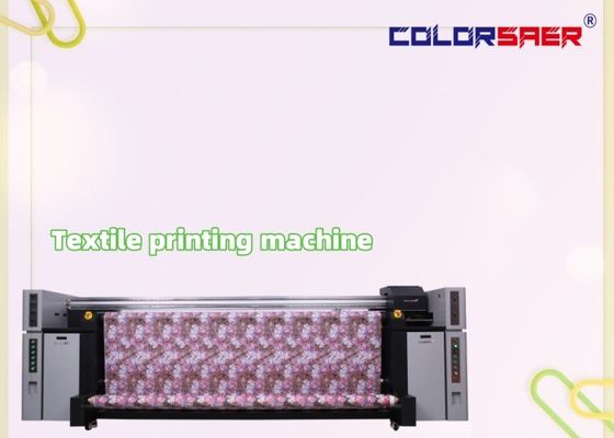 Color SAER All In One 8 Pcs I3200 Head Inkjet Printer Roll To Roll Fabric Printing Machine