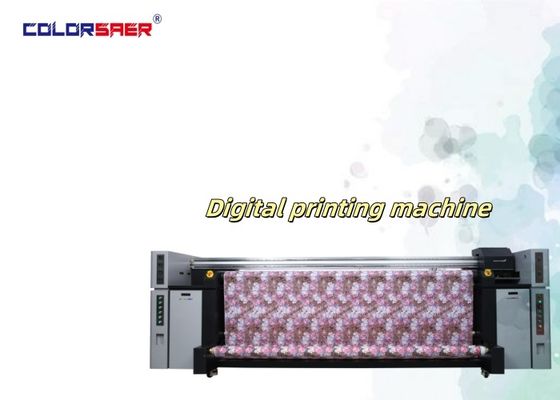 Macchina da stampa tessile digitale per tessuti a bandiera in tessuto di stoffa con testina I3200A1 a 8 teste da 3200 mm ad alta potenza e resistente all'usura