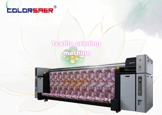SAER 3,2 m Stampa digitale multicolore per tessuti con software ONYX