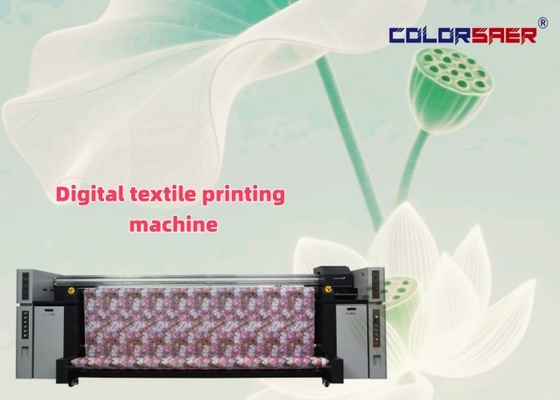 SAER 3,2 m Stampa digitale multicolore per tessuti con software ONYX
