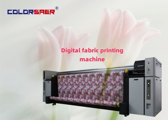 Stampante digitale per tessuti da 3,2 m con riscaldatore - Inchiostro a sublimazione CMYK