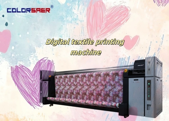 SAER 3,2 m Stampa digitale di tessuti con 8 teste Epson CMYK