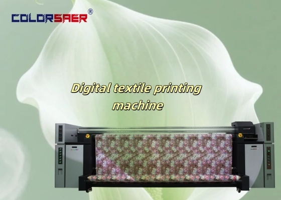 Epson Head Digital Fabric Printer Larghezza 3,2m Sublimazione CMYK