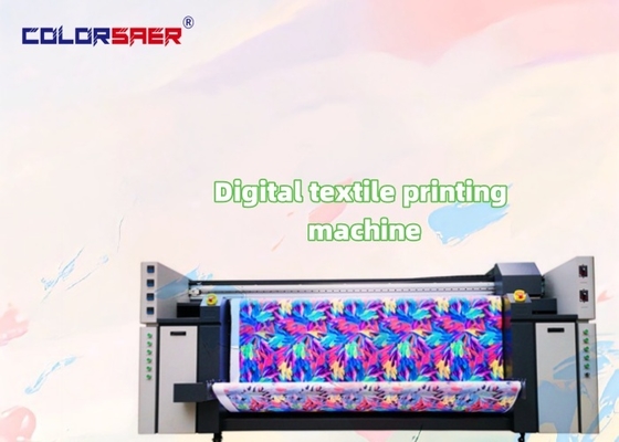 Stampa digitale automatica tessile 2200 mm con 3 teste Epson i3200
