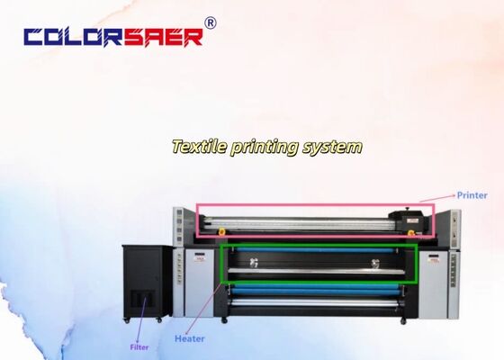 Multifunctional High Quality Brand New Large Format 4pcs/8pcs Epson print head Textile printing system