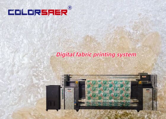SAER Best Sure Color Digital Textile Printing System Dye Sublimation Fabric Plotter in vendita
