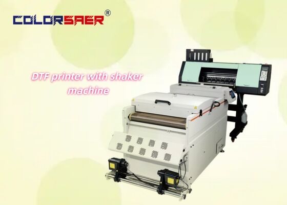 DTF ad alta velocità con Shaker Powder All-in-one Machine DTF Inkjet Printer Pet Film