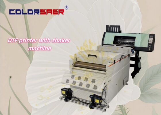 Stampante DTF 60cm Stampante per film PET formato A3 Macchina per stampa su magliette DTF con macchina per scuotere la polvere
