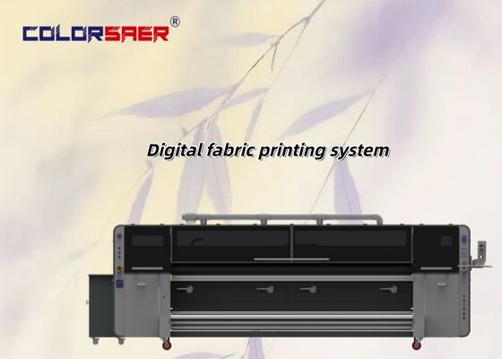 Sistema automatico ad alta velocità per la stampa tessile con testina di stampa KJ4B-QL per plotter per tessuti e stampante digitale per tessuti