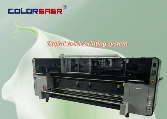 Sistema di stampa tessile industriale KJ4B-QL con testina di stampa a sublimazione di inchiostro, plotter a getto d'inchiostro per tessuti, sistema di stampa roll-to-roll
