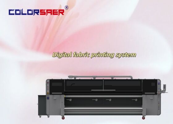 Multicolor New Model i3200 Print Head Inkjet Fabric Printing System 3200mm Large Format Textile Plotter