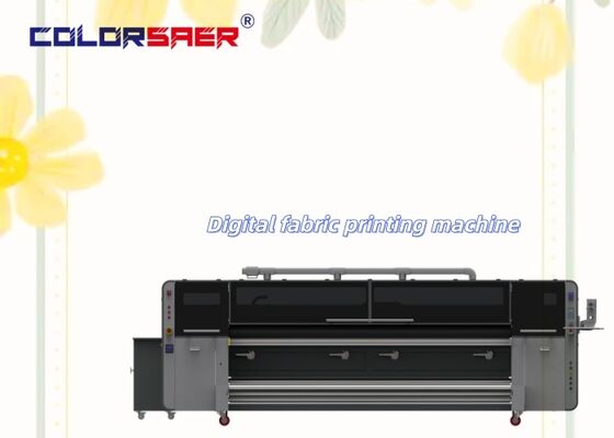 SAER Nuovo Modello Sistema di Stampa Digitale Tessile Completamente Automatico con Inchiostro Pigmento e Sublimazione Alta DPI