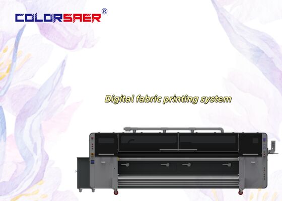 Sistema di stampa tessile di alta qualità a 4 e 8 colori per grandi formati, plotter per tessuti a getto d'inchiostro ad alta precisione