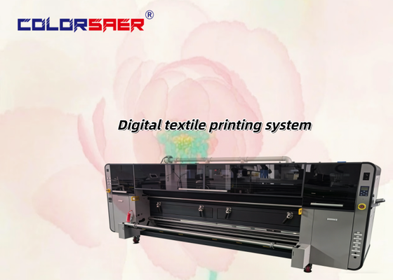 Sistema di stampa tessile di grande formato con testina di stampa industriale KJ4B-QL da 4 pezzi ad alta risoluzione con inchiostro a pigmenti e sublimatico