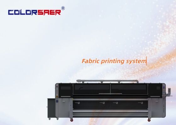 Stampante digitale roll-to-roll ad alta risoluzione per tessuti con riscaldatore a infrarossi lontani, macchina all-in-one per materiali in cotone e poliestere