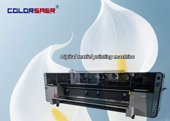 SAER High-End Large Format Digital Textile Printing Machine Stampa di tessuti con testa di stampa KJ4B-QL da 4 pezzi