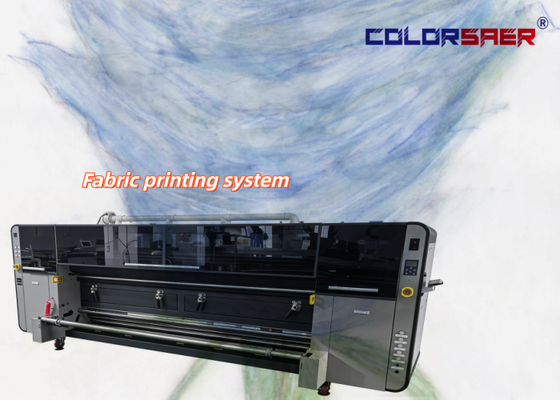 Affidabile CYMK/4 colori Sistema di stampa digitale di tessuti in poliestere CMYKGRBK/8 colori Plotter tessile