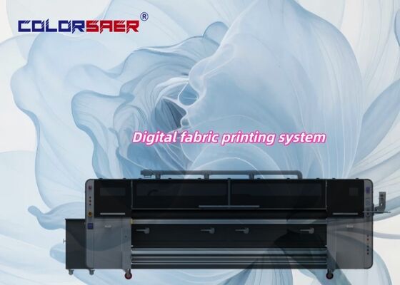 SAER Sistema di stampa tessile a getto d'inchiostro automatico ad elevata efficienza Tracciatore di tessuti digitali con garanzia di 12 mesi