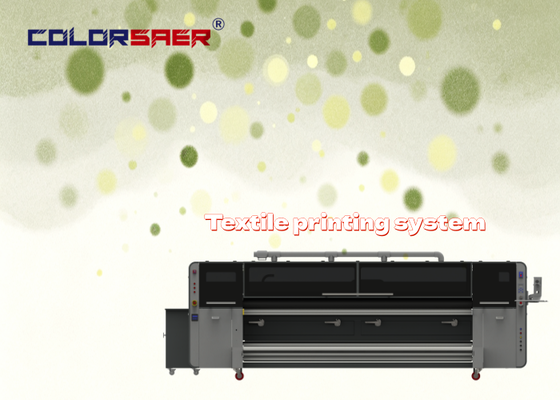 SAER 2 & 3.2 Meters Direct to Fabric Printer with I3200 Printhead CSR3200 With Pigment & Sublimation Ink
