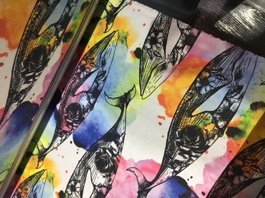 Macchina capa di stampaggio di tessuti del getto di inchiostro di Epson 4720 automatica per l'ombrello/tenda