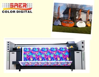 5.5KW incassano il rotolo della stampante del tessuto di ampio formato di potere per rotolare il colore doppio di CMYK