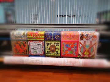 L'inchiostro continuo di CMYK di colore del tracciatore doppio del tessuto assicura 45 Sqm/la velocità stampa di ora